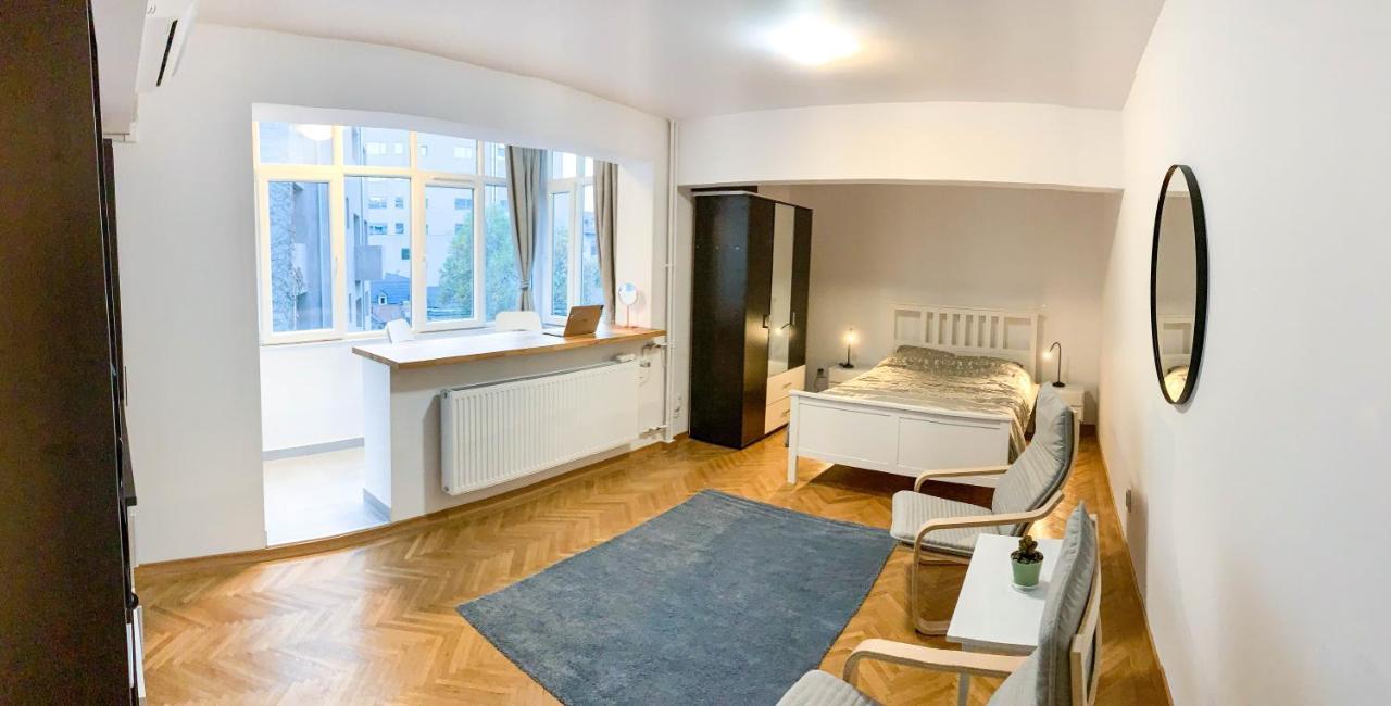 Luterana Studio Apartment Boekarest Buitenkant foto