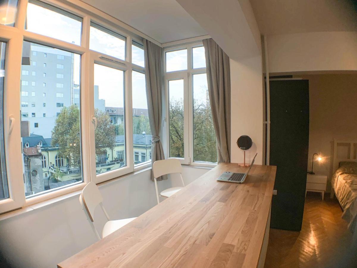 Luterana Studio Apartment Boekarest Buitenkant foto