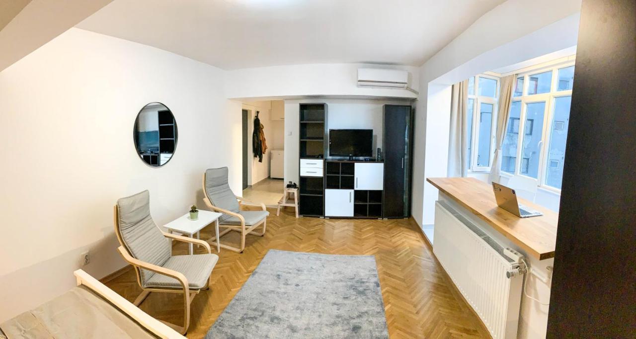 Luterana Studio Apartment Boekarest Buitenkant foto